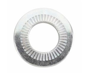 Rondelles frein contact - acier zingué blanc - 6x14 mm - 200 pièces VISWOOD