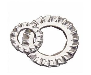 Rondelles frein éventail - acier zingué - diamètre 30 mm - 100 pièces BRICOZOR