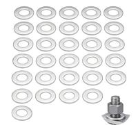 Rondelles inox compatibles avec vis M8, 30 pièces, 8x12x1,5 mm