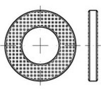Rondelles LOCKTIX 88119 10 gal. ZnNi Cr(VI)-free 881190300100000 (200 pièces)
