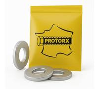 Rondelles Metal Inox M10 : 20pcs Large (Diam.int = 10,5mm x Diam.ext = 27mm) Plate Type "L" en Acier Inoxydable A2 | Carrossier Bricolage Réparation | Anti-Corrosion Usage Exterieur-Interieur