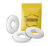 Rondelles Metal Inox M6 : 20pcs Extra Large (Diam.int = 6,4mm x Diam.ext = 24mm) Plate Type "LL" en Acier Inoxydable A2 | Carrossier Bricolage Réparation | Anti-Corrosion Exterieur-Interieur