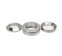 Rondelles Metal Rondelle sphérique conique en acier inoxydable/acier au carbone 304, joint fraisé solide, cône convexe Concave M6M8M10M12M14M16M18M20M24(304 set,M8 (10pcs))