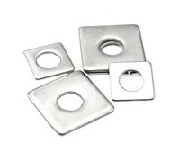 Rondelles plates carrées en acier inoxydable 304, M3 M4 M5 M6 M8 M10 M12 M14 M16 M20, rondelles rectangulaires for murs rideaux, 1 à 50 pièces