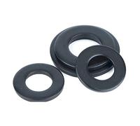 Rondelles plates en acier au carbone, 1/100 pièces, M2.5 M3 M4 M5 M6 M8 M10 M12 M14 M16 M18 M20 M22 M27 M30 M33 M36(M16 10PCS)