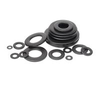 Rondelles plates en acier au carbone noir de qualité 8.8