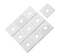 Rondelles Plates en Acier Inoxydable 10 Pièces | Surface Lisse, Finition Argentée, Capacité de Charge Renforcée, Usage Industriel, Lot de Pièces Robustes