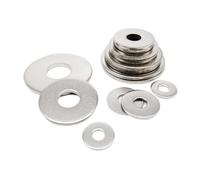Rondelles plates en acier inoxydable 2/50 pièces, M2.5-M16, idéales for l'entretien domestique et automobile général(10PCS M8)