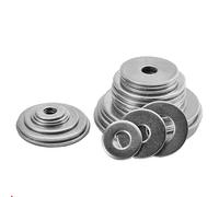 Rondelles plates en acier inoxydable 304, 50 pièces | Argent M4 6-30 mm X 0,1-3 mm 50 pcs : assemblage de réparation(M4*12*0.5mm)