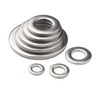 Rondelles plates en acier inoxydable 304, rondelles plates extra larges M2 à M14, rondelle plate robuste for la répartition de la charge Cale fixe(M14 [10 pieces])