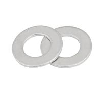 Rondelles plates en aluminium 6061 DIN125, rondelles plates M3 M4 M5 M6 M8 M10 M12(M8X16X1.5 100PCS)