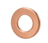 Rondelles plates en laiton, bagues d'étanchéité, rondelle d'étanchéité en cuivre, assortiment de M3-M30 en laiton, 50 pièces(M12x18x1.5 (10PCS))