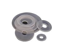 Rondelles plates en nylon | Plusieurs tailles, 100 pièces : for robinet, cylindre à air, pompe, automobile, roulement.(M5X18X0.9 100pcs)