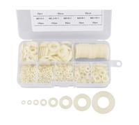 Rondelles plates en plastique et nylon, 500 pièces, M2/M2.5/M3/M4/M5/M6/M8/M10, rondelles d'étanchéité blanches pour QIEDOVIEY