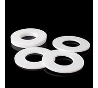 Rondelles plates en PTFE, 20 pièces, joints de bride haute température for manomètres et Joints de conduites d'eau (ID 35-115mm)(115x120x1.25mm)