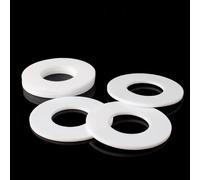 Rondelles plates en PTFE blanc, joint de tuyau à bride de manomètre, 50 pièces, plusieurs tailles(5x3x1mm)