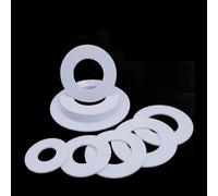 Rondelles plates en PTFE, joint sanitaire à bride BSPP, plusieurs tailles, 2mm, paquet de 10(8mm x 20mm x 2mm)