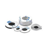 Rondelles plates en PVC, Cale adhésive simple face en plastique dur | Rondelles tampons for plomberie et meubles, etc.(5x12x1(100pcs))