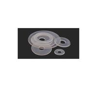 Rondelles plates en PVC, rondelles d'étanchéité en Nylon M3-M20, joint plat Transparent rembourré for vis(M4X13X1 100pcs)