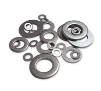 RONDELLES PLATES INOX A4 AISI 316 GAMME DE 5 A 16 mm de Ø 14 X 28