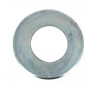 Rondelles plates Mu - acier zingué blanc - diamètre 24 mm - 100 pièces VISWOOD