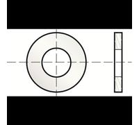 Acton Rondelles plates en nylon DIN 125 M12 12,2 x 24 mm – 100 pièces