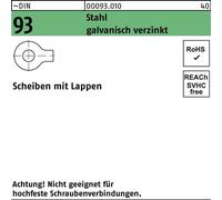 Rondelles Reyher DIN 93 acier 23 galvanisé 000930100230000 (100 pièces)