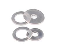 Rondelles unies en nylon M2-M22 Rondelle plate en plastique Ronde en plastique dur(M3x13x0.9(100pcs))