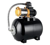 Rondy Pompe surpresseur - 60L - 920W - 5400L/H - Autoamorçante - Noir - Classique - Acier inoxydable, Plastique