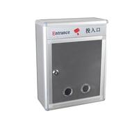 rongweiwang Boîte pour aux Lettres Murale verrouillable, Organiseur de dépôt de clés, Cadre en Alliage d'aluminium, Collecte sécurisée et Durable, boîte pour aux Lettres extérieure en métal