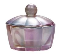 rongweiwang Bol en verre transparent pour nail art, avec couvercle. Matériel indispensable pour tous les artistes.