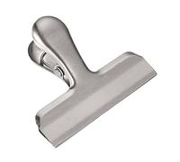 rongweiwang Clip de scellant Alimentaire Portable Anti-poussière Frais-Conservation Sac de Rangement Document d'étanchéité Pince multifonctionnelle Outil d'emballage Cuisine, Argent Petit