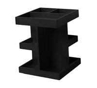 rongweiwang Organisateur de Maquillage Rotatif à 360 degrés, Support de Rangement cosmétique carrousel en Bois, Solution Rangement pour Produits beauté et Articles Toilette, carrousel