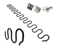rongweiwang Ressort de Meubles Pratique avec Remplacement de Clips pour Ressorts de Chaise de canapé usés Ressorts de Chaise de canapé de Remplacement en métal, Ressort Plat long40CM