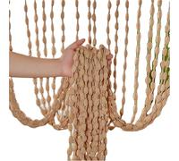 rongweiwang Rideau de Perles en Fil pour Portes, Style, Hippie, décoration d'intérieur, Qiboyuye, Rideau de Porte en Perles de, Rideaux de Porte en Polyester, C