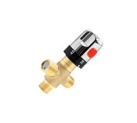 rongweiwang Robinet de salle de bain thermostatique en laiton. Durabilité et fonctionnalité exceptionnelles. Amélioration de l'habitat. En cas d'absence d'eau froide, l'eau chaude