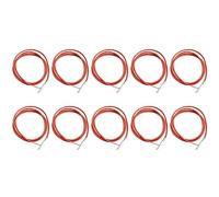 Ronlok Lot de 10 thermomètres à 2 fils PT1000 - Avec revêtement en gel de silicone - 1,5 m - 45 mm x 5 mm - 50-180 °C