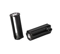 Ronlok Lot de 2 supports de piles pour 3 piles AAA 1,5 V Noir