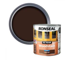 Ronseal Lasure 38691 10 ans Lasure, chêne foncé, 2.5 litre