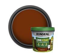 Ronseal Protection pour abri de jardin et clôture en chêne moyen 5 litres (couvre jusqu'à 6 panneaux de clôture) Protection contre les intempéries