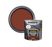 RONSEAL Ultimate Lasure pour terrasse en acajou riche 2,5 l