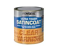 Ronseal UTVSC750 750 ml vernis clair ultra résistant couche satin pour intérieur