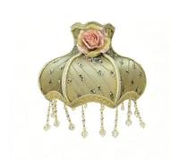 Ronyme Abat-jour Tissu E27 Abat-jour Lampe Abat-jour Chevet Abat-jour Salon Panneaux Structurés Couture Soin Diffusion Chaude, Largeur 33cm, Hauteur 23cm, D62