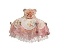 Ronyme Abat-jour Tissu E27 Abat-jour Lampe Abat-jour Chevet Abat-jour Salon Panneaux Structurés Couture Soin Diffusion Chaude, Largeur 33 Cm, Hauteur 28 Cm, D66