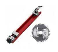 Ronyme Base de Machine de Découpe Module de Découpe Support de Scie Circulaire Guide Ajustable Fonctions Multiples Alliage d'Aluminium Adapté à la Menuiserie Bricolage à la Maison, Scie 240MM W 4IN