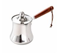 Ronyme Casserole à Lait En Acier Inoxydable Ergonomique Usteile Cuisine Compatible Lave-Vaisselle pr Service du Thé, 350ML