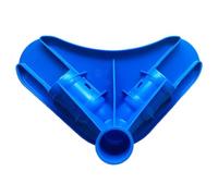 Ronyme Connecteur d'angle pour Piscine Carrée Raccord Jonction Manchon Pièce de Rechange en Plastique Moulé Solide pour Liaison Multidirectionnelle et, Bleu
