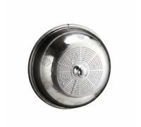 Ronyme Couvercle Alimentaire Inox Cloche Dôme Pare-mouches Treillis Perforé Permettant la Circulation de l'Air et une Couverture Sûre Adapté à Service de, 50 Cm