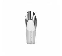 Ronyme Désherbeur de Jardin Truelle Binette Outil de Désherbage à Main Acier Inoxydable Manche Ergonomique Tête Étroitement Profilée pour Sarcler Aérer, Moyen, Pelle À Tamis en Acier Inoxydable