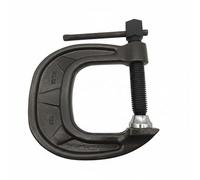 Ronyme Étau en C Forgé Lourd Serre-joint Pince Presse Outil de Serrage avec Grande Portée et Vis Filetée Stable pour Maintien Ferme en Soudure Assemblage Métal Atelier Établi, 3 Pouces